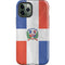 Dominican Republic Flag Distressed iPhone 12 Pro Impact Case